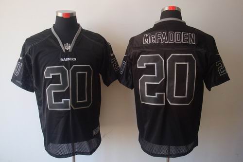 NEW Nike Okaland Raiders 20 McFADDEN Lights Out elite Black Jerseys