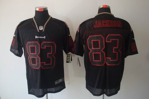 Nike Tampa Bay Buccaneers 83 Vincent Jackson Elite Black NFL Lights Out Jerseys