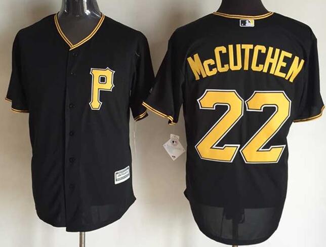 Pittsburgh Pirates 22 Andrew McCutchen black mlb jersey