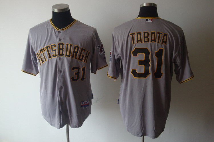 Pittsburgh Pirates 31 TABATA gray mlb jersey