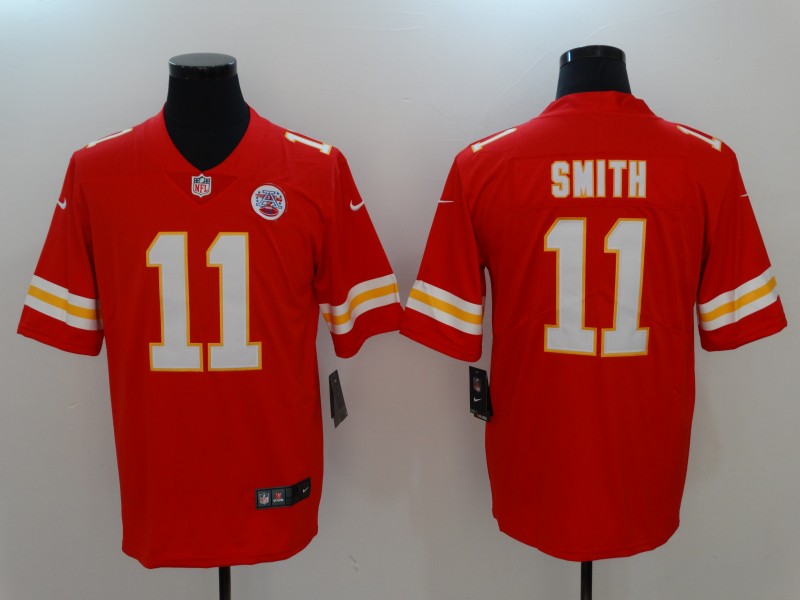 Mens Kansas City Chiefs Alex Smith Nike Red Game Jersey