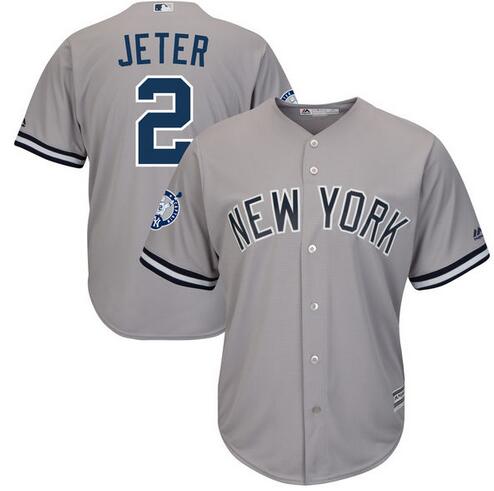 2 Derek Jeter Retirement Patch baseball jerseys-002