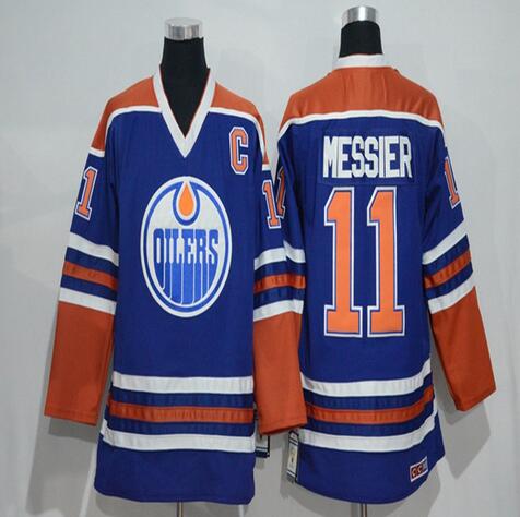 New Men's #11 Mark Messier Throwback Hockey Jerseys