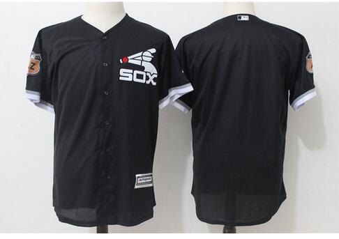 Men's White Sox  jersey Majestic Black 2017 Spring Training Cool Base Team Jersey 100% Stitched