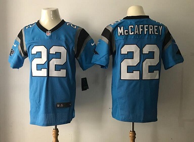 Men Stitched 22 Christian McCaffrey Jersey-001