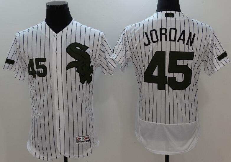 White Sox 45 Michael Jordan White Jersey