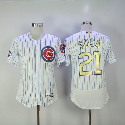 2017 Chicago Cubs Champions 21 Sammy Sosa  jersey