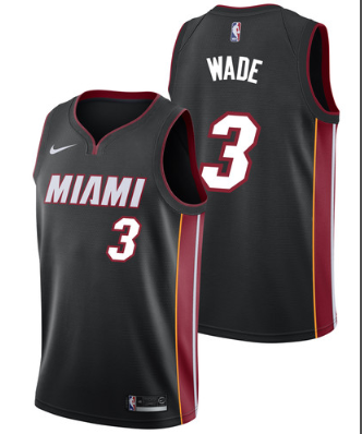 Nike Miami Heat #3 Dwyane Wade  NBA Swingman Statement Edition Jersey-001