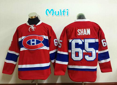 Mens 65 Andrew Shaw Embroidered Ice Hockey Jersey