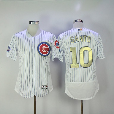 2017 Mens Chicago Cubs  Champions 10 Ron Santo jersey