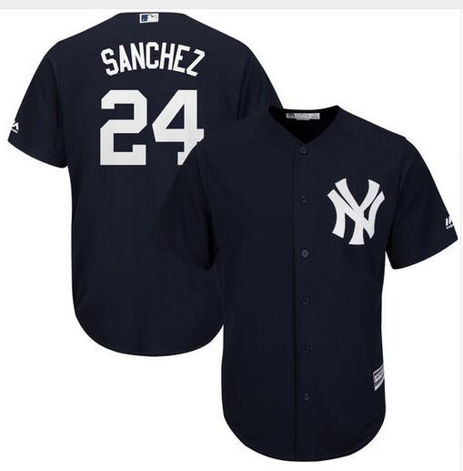 24 Gary Sanchez  Baseball Jersey-001