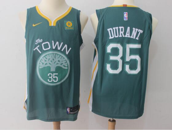 Nike New Men's 17-18 Kevin Durant Town Jersey Green Size S-XXL