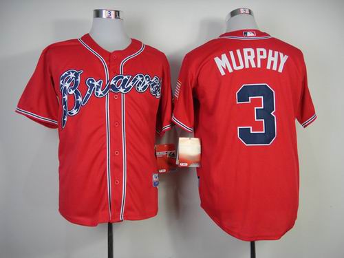 2014 Atlanta Braves Dale Murphy 3 red men baseball mlb Jerseys