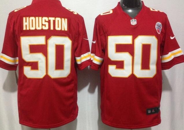 2014 New Nike Kansas City Chiefs 50 Houston red men game nfl football Jerseys