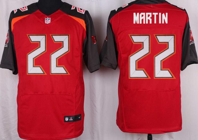 2014 Nike Tampa Bay Buccaneers 22 Doug Martin Elite Red NFL Jerseys