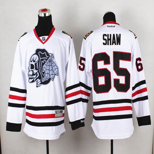 2015 Chicago Blackhawks Andrew Shaw 65# white Ice hockey Jerseys(1)