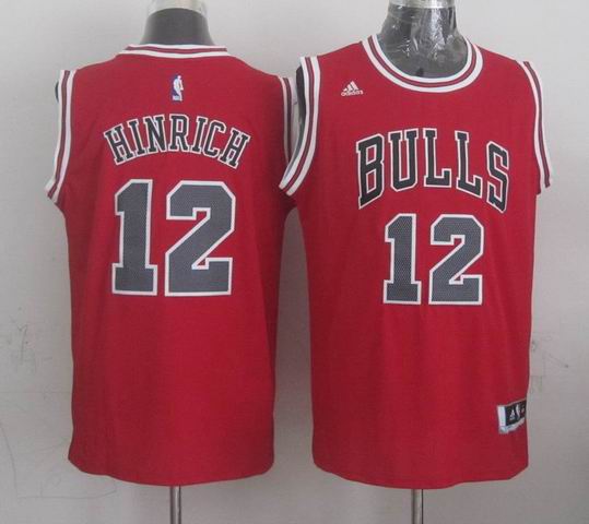 2015 Chicago Bulls 12 Kirk Hinrich red Adidas men NBA basketball jerseysJersey