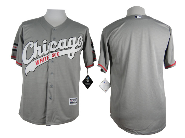 2015 Chicago White Sox blank Grey men baseball mlb Jerseys