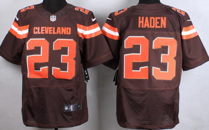 2015 Nike Cleveland Browns 23 Joe Haden elite brown NFL Jerseys