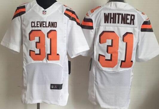 2015 Nike Cleveland Browns 31 Donte Whitner elite white NFL Jerseys