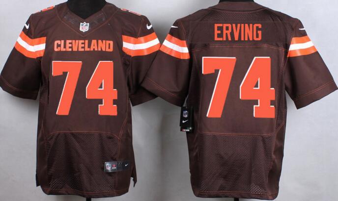 2015 Nike Cleveland Browns 74 Cameron Erving elite Brown NFL Jersey