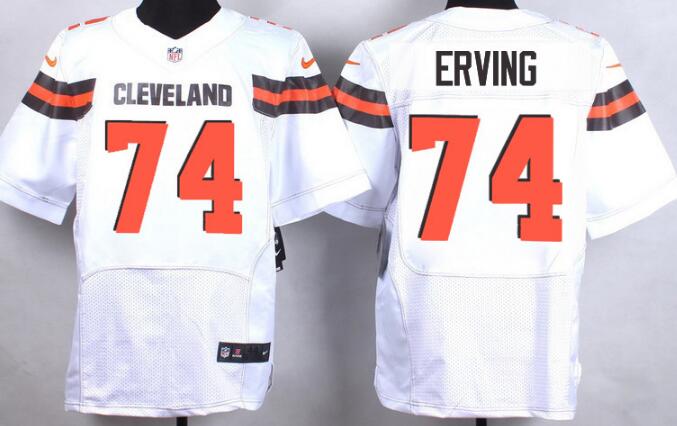 2015 Nike Cleveland Browns 74 Cameron Erving elite white NFL Jersey