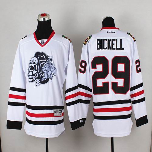 2015 Reebok Chicago Blackhawks Bryan Bickell 29# white nhl Jersey