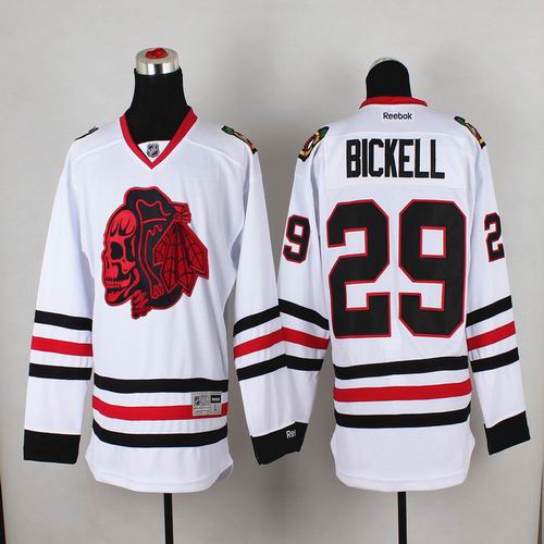 2015 Reebok Chicago Blackhawks Bryan Bickell 29# white nhl Jersey(1)