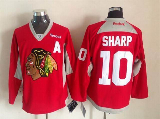 2015 Reebok Chicago Blackhawks Patrick Sharp 10# red ice hockey jersey