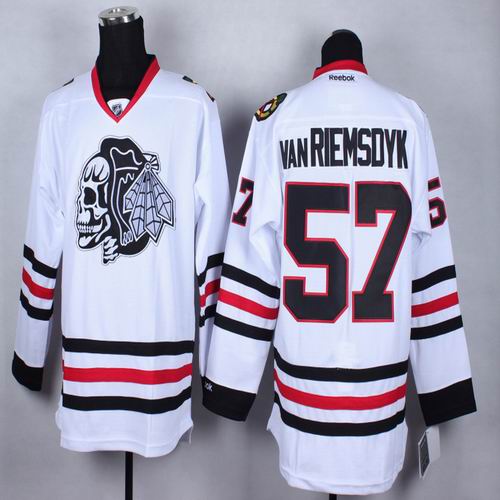 2015 Reebok Chicago Blackhawks Trevor Van Riemsdyk #57 white nhl jerseys(1)