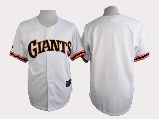 2015 San Francisco Giants blank white MLB baseball Jerseys