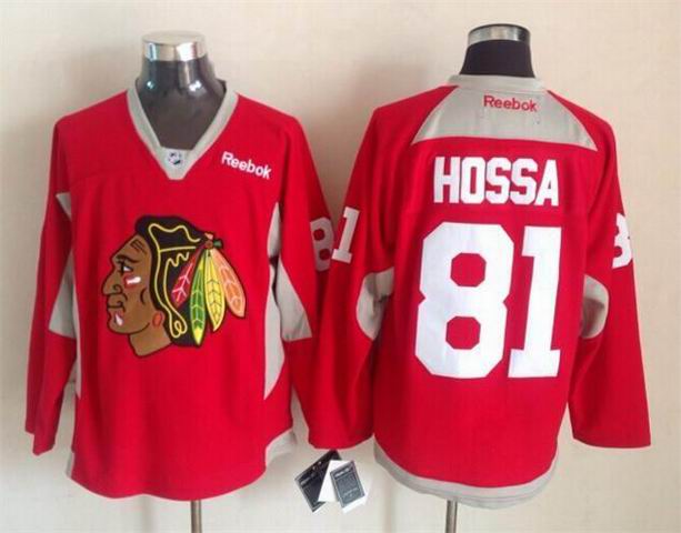 2015 reebok Chicago Blackhawks 81 Marian Hossa Red men nhl Ice Hockey Jerseys