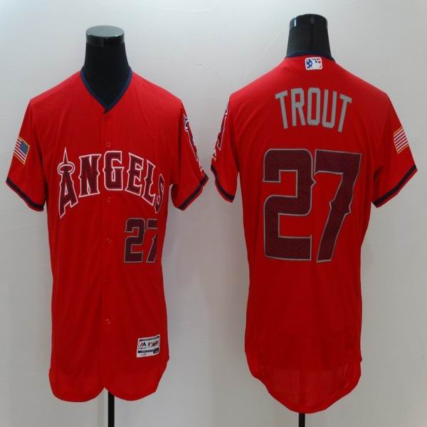 2016 Anaheim Angels 27 Mike Trout red Flexbase Authentic Collection men baseball mlb Jersey