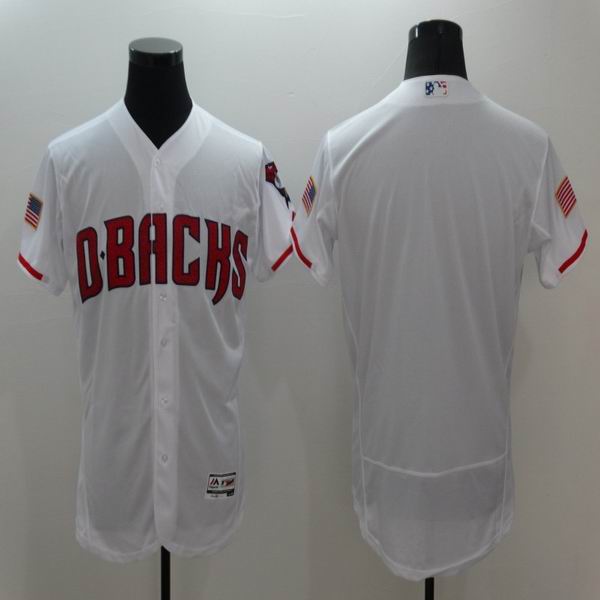 2016 Arizona Diamondback blank white Flexbase Authentic Collection men mlb baseball Jersey