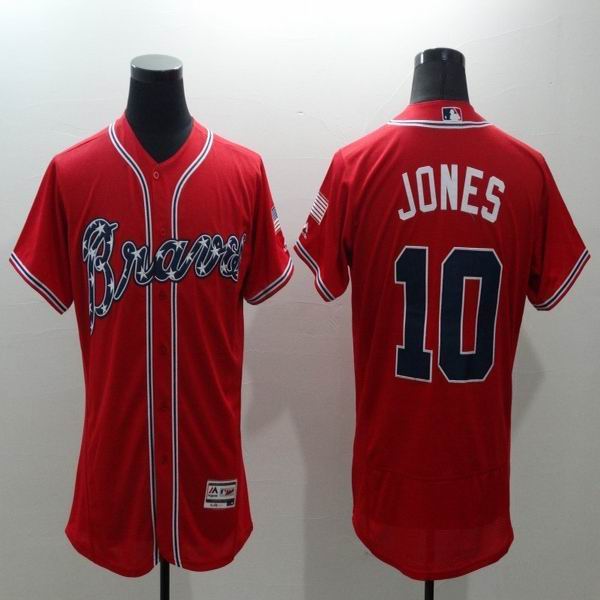 2016 Atlanta Braves 10 Chipper Jones red Flexbase Authentic Collection men baseball mlb Jersey