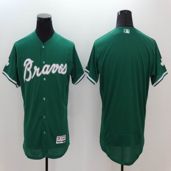 2016 Atlanta Braves blank green Flexbase Authentic Collection men baseball mlb Jersey