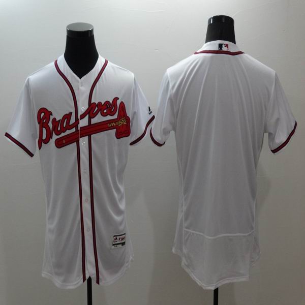 2016 Atlanta Braves white blank elite men baseball mlb  jersey