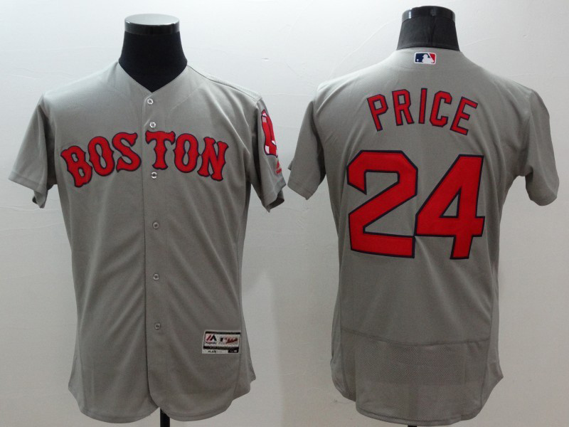 2016 Boston Red Sox 24 David Price gray elite men baseball mlb  Jerseys