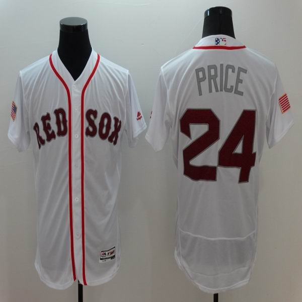 2016 Boston Red Sox 24 David Price white Flexbase Authentic Collection men baseball mlb Jersey(1)