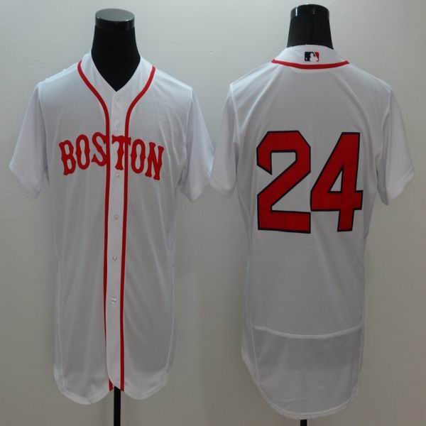 2016 Boston Red Sox 24 David Price white Flexbase Authentic Collection men baseball mlb Jersey