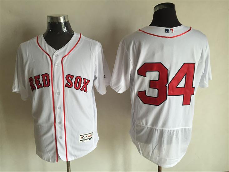 2016 Boston Red Sox 34 David Ortiz white Flexbase Authentic Collection men baseball mlb Jersey