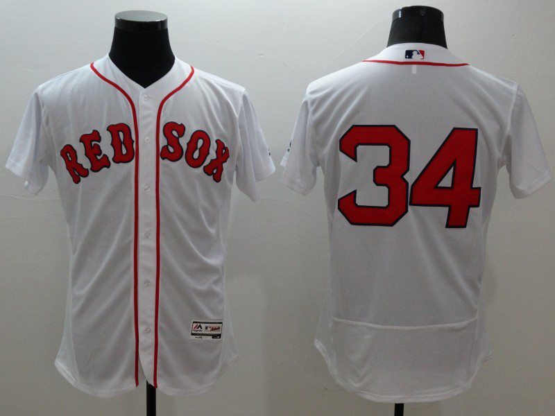 2016 Boston Red Sox 34 David Ortiz white elite men baseball mlb jersey