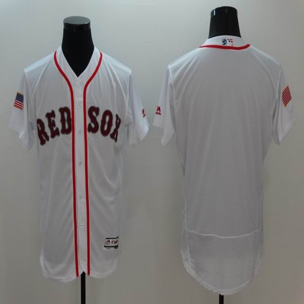 2016 Boston Red Sox blank white usa flag Flexbase Authentic Collection Jersey