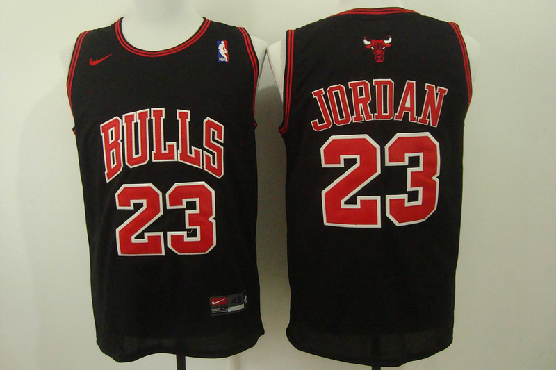 2016 Chicago Bulls 23 Michael Jordan black Adidas men NBA basketball jerseys