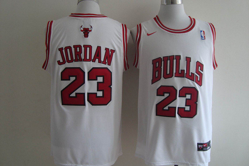 2016 Chicago Bulls 23 Michael Jordan white Adidas men NBA basketball jerseys