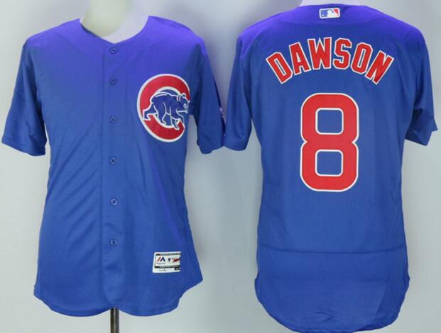 2016 Chicago Cubs  8 Andre Dawson Flexbase Authentic Collection blue men mlb Baseball Jersey