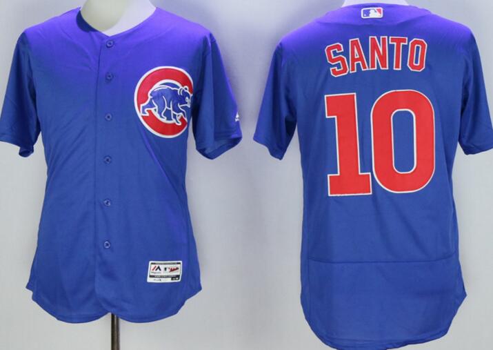 2016 Chicago Cubs 10 Ron Santo Flexbase Authentic Collection blue men mlb Baseball Jersey