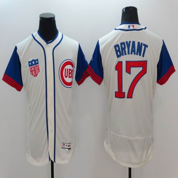 2016 Chicago Cubs 17 Kris Bryant beige Flexbase Authentic Collection men baseball mlb Jersey