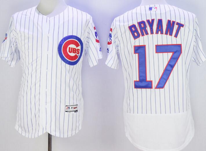 2016 Chicago Cubs 17 Kris Bryant white Flexbase Authentic Collection men baseball mlb jerseys