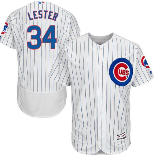 2016 Chicago Cubs 34 Jon Lester Flexbase Authentic Collection white men mlb Baseball Jersey